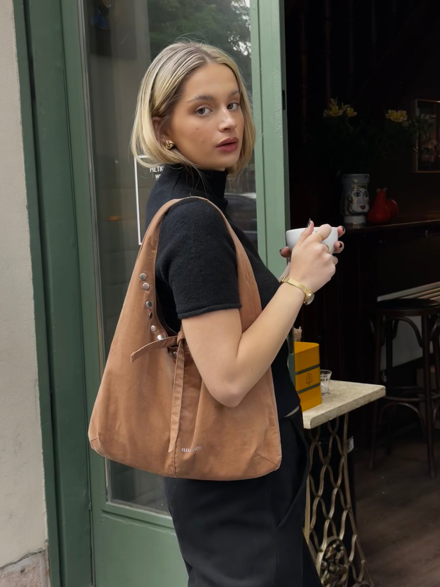 Walnut Hobo Bag