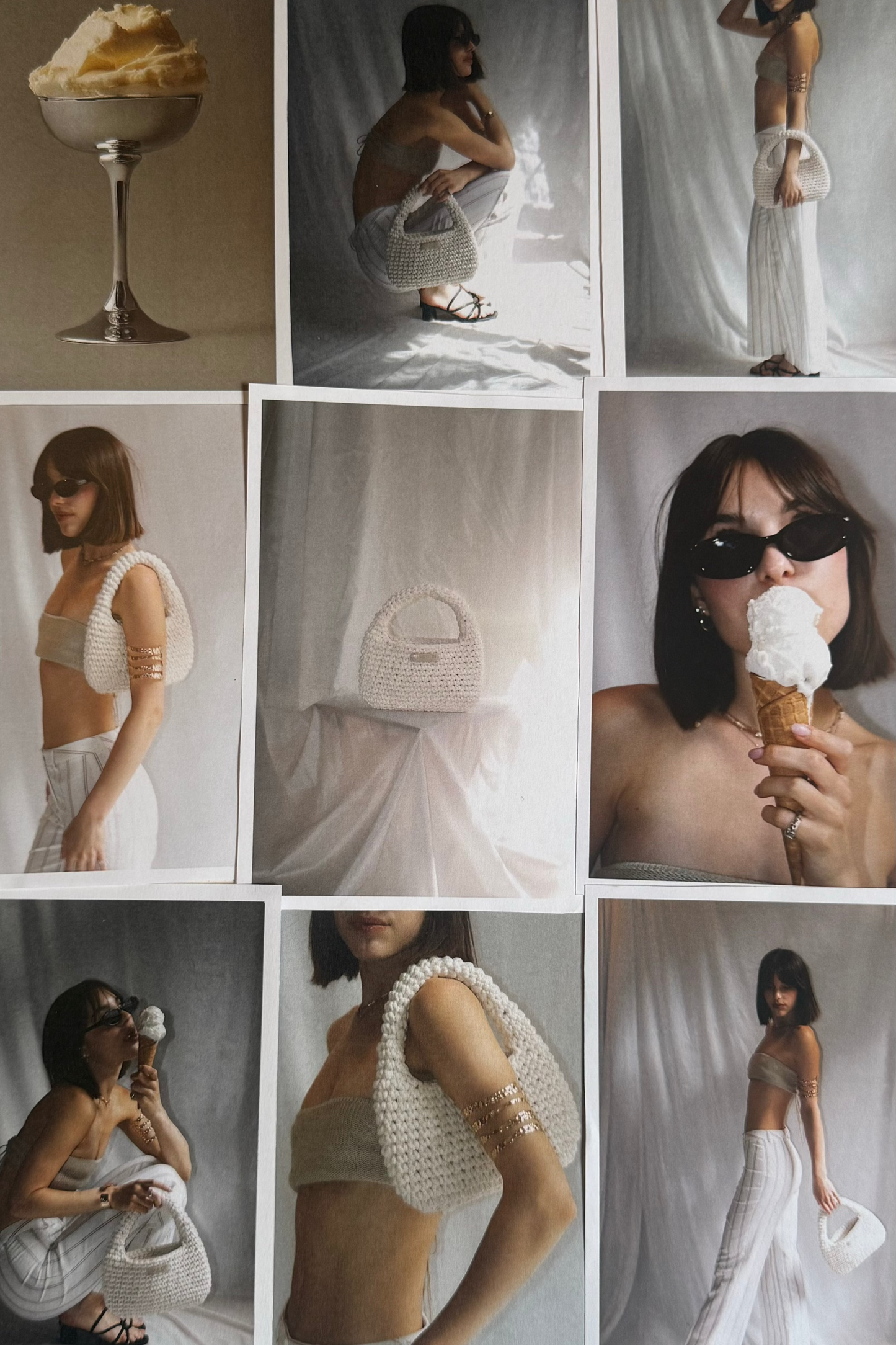 VANILLA CLOUD PANIER BAG