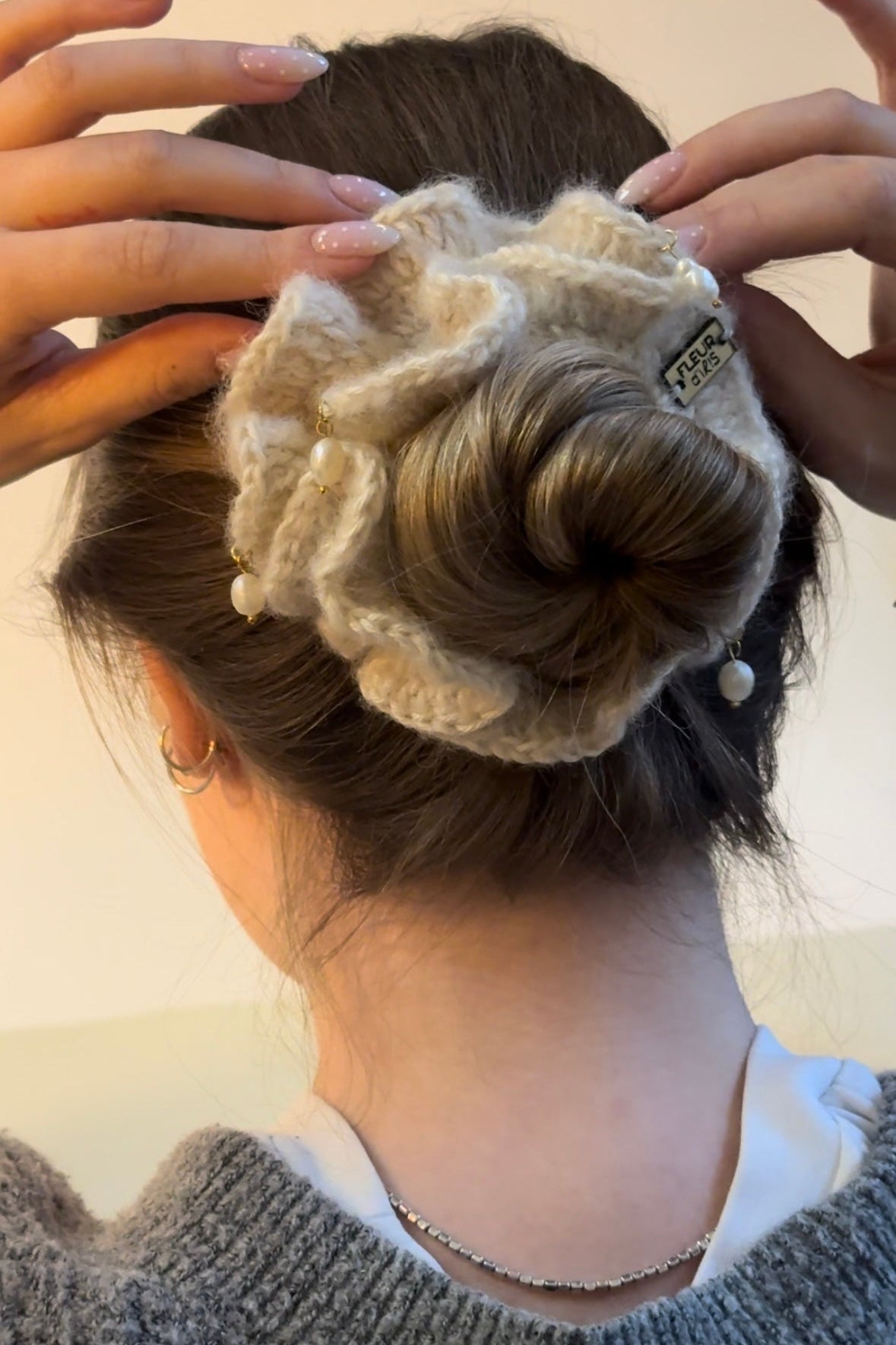 ROSE HAIR TIE - CLOUDS IN MY COFFE