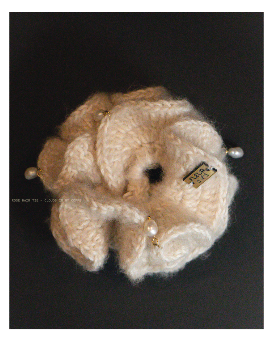 ROSE HAIR TIE - CLOUDS IN MY COFFE