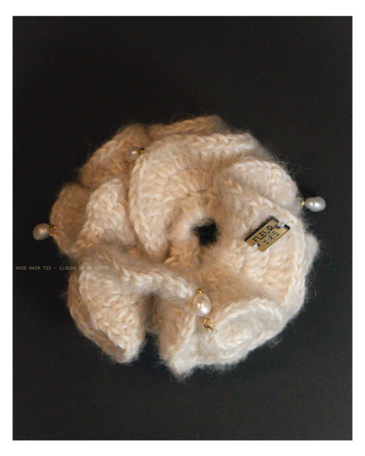 ROSE HAIR TIE - CLOUDS IN MY COFFE