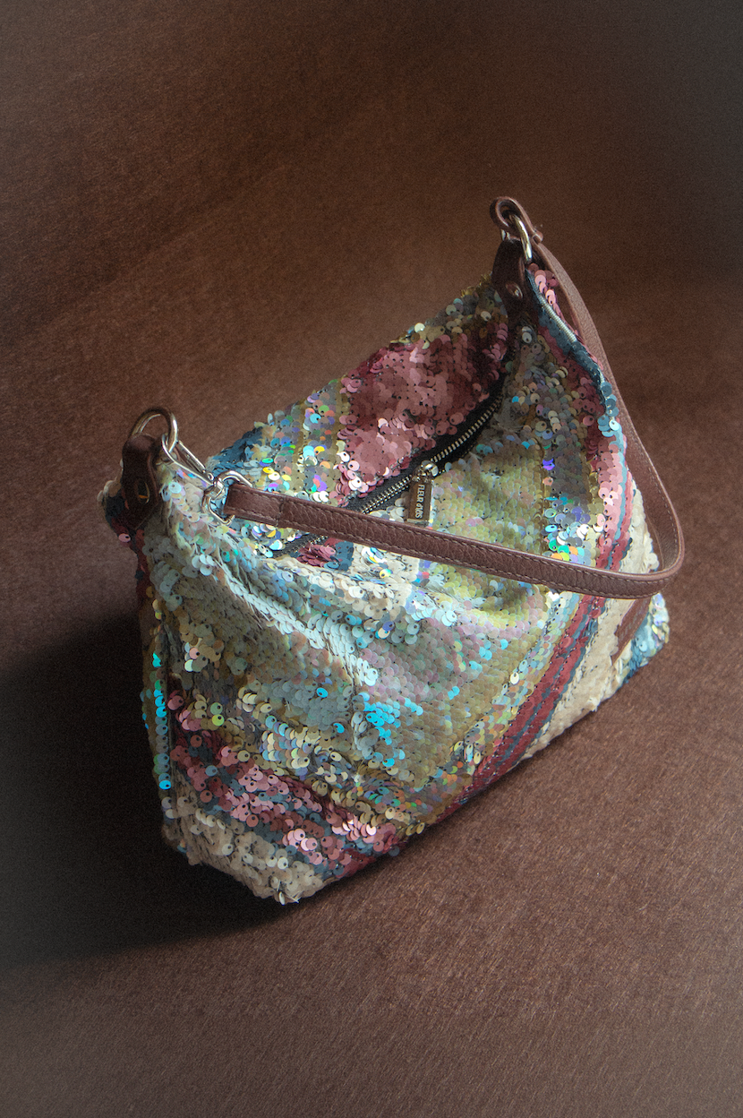 WILDFLOWER LEATHER STRAP BAG