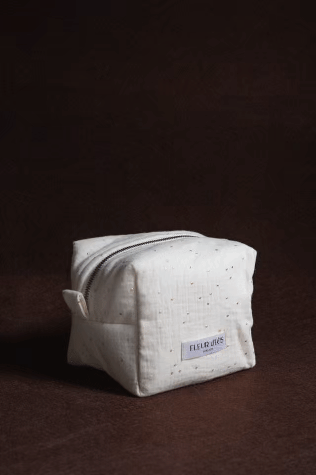 snowflake makeup bag